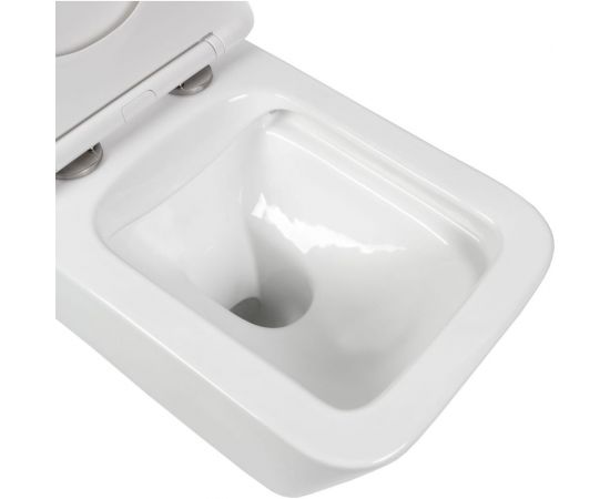 Унитаз подвесной безободковый с сиденьем с микролифтом BOND F04-10 – изображение 5