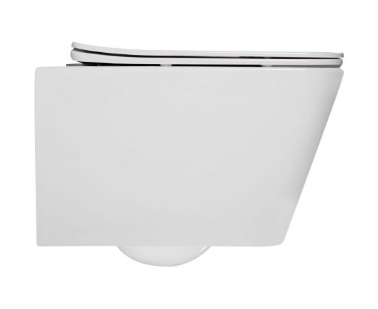 Унитаз подвесной безободковый с сиденьем с микролифтом BOND F04-10 – изображение 6