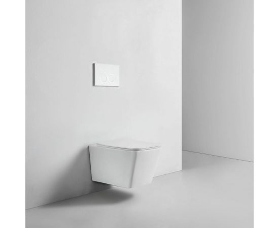 Унитаз подвесной безободковый с сиденьем с микролифтом BOND F04-10 – изображение 8