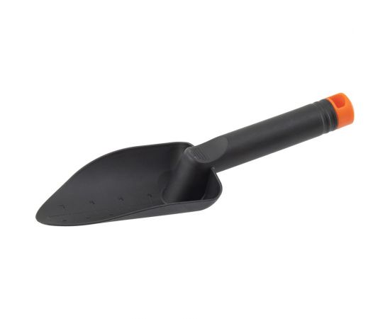 Пластиковый посадочный совок КЭС 80х150х285 мм, чёрный 21020027 