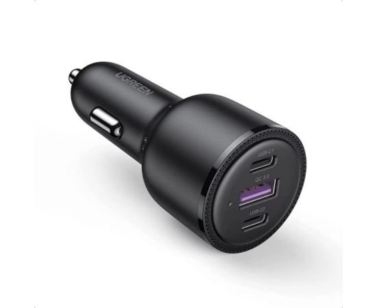 Автомобильное зарядное устройство Ugreen 2xUSB C PD+USB A 69 Вт 20467 