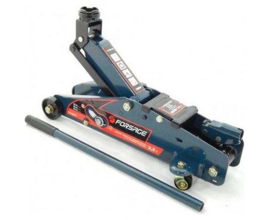 Подкатной домкрат с фиксацией Forsage 2.5т, h min 140 мм, h max 387 мм F-TH22501CB 
