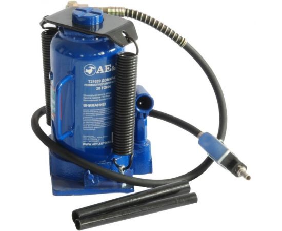 Пневмогидравлический бутылочный домкрат AE&T Т21020 
