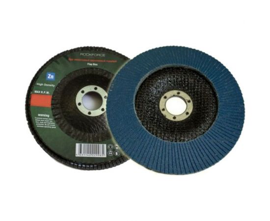 Круг лепестковый торцевой 125x22 мм, Р150 ROCKFORCE RF-FD5150H 