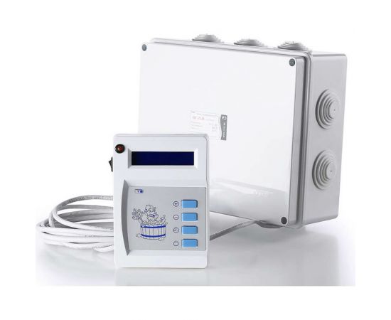 Пульт управления для электрокаменки VVD ПУ-01 МП 9-12/380 электронный блок ПУ, силовой блок ПУ 260x210x100мм 7505 