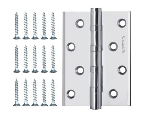 Универсальная петля ARMADILLO 4500C 500-C4 100x75x3 CP Хром Box 31393 – изображение 2