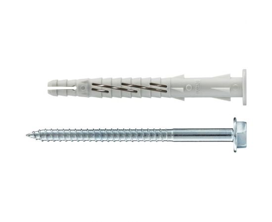 Фасадный дюбель с шурупом Tecfi шлиц TORX, прессшайба 10x100 4 шт 147657 – изображение 2