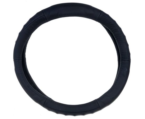 Оплетка на руль VETTLER POLO M 37-38 см, 2108-15, натуральная кожа, Черный MLAH3black – изображение 2