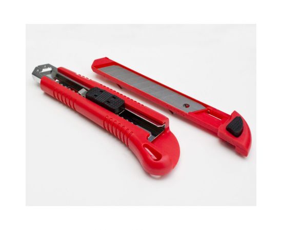 Нож Kinwehr универсальный, 3 лезвия 18x100мм с автозаменой 561003 – изображение 2