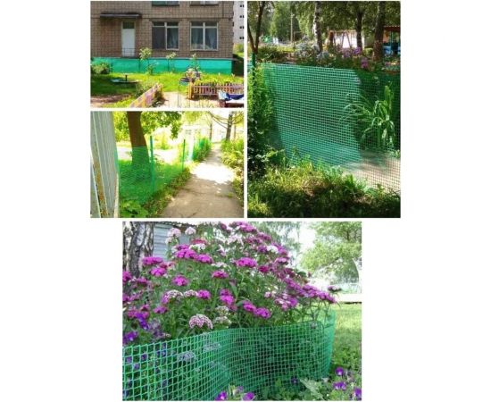 Квадратная садовая сетка зеленый луг 15x15 1,0x10 Удачная Р1-00008662 – изображение 3