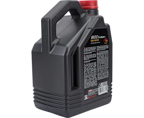 Моторное масло MOTUL 8100 X-clean+ синтетическое, SAE 5W30, 5 л 111684 – изображение 3