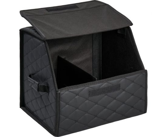 Органайзер-саквояж в багажник Airline стеганный ромб, черный ADSO002 – изображение 3