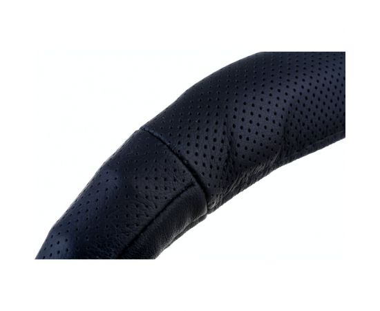 Оплетка на руль VETTLER POLO M 37-38 см, 2108-15, натуральная кожа, Черный MLAH3black – изображение 3