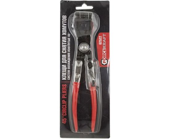 Клещи для снятия хомутов систем охлаждения Forcekraft FK-62522 изогнутые на 45 градусов 50317 – изображение 4