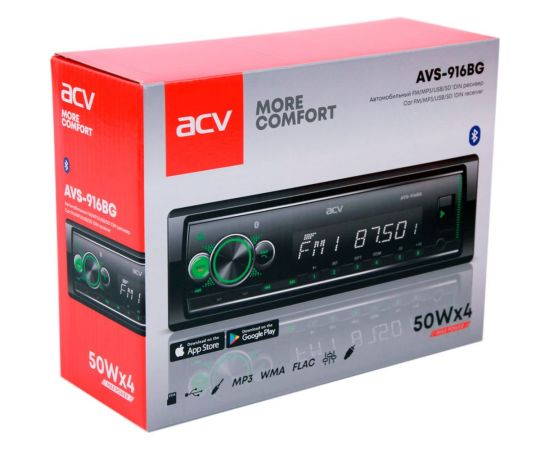Магнитола ACV 1DIN AVS-916BG – изображение 4
