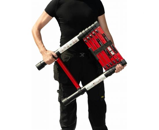 Телескопическая лестница WORKY BLACK 2 м, 7 ступеней ARD245816 – изображение 4