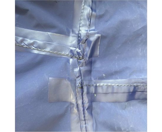 Многоразовый плащ-дождевик Грандмастер синий, на молнии, с ПВХ покрытием, р.60-62, рост 170-176 610868 – изображение 5