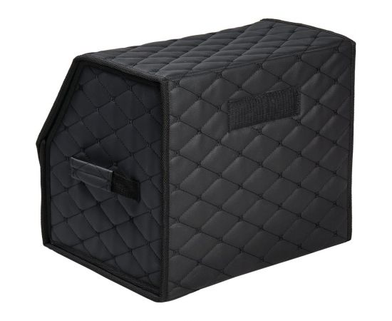 Органайзер-саквояж в багажник Airline стеганный ромб, черный ADSO002 – изображение 5