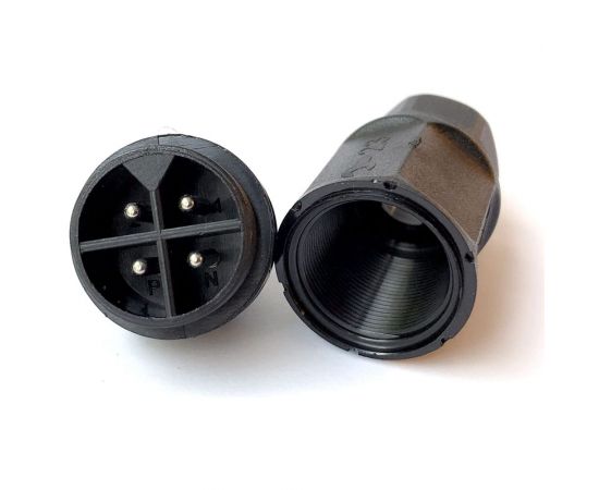 Водостойкий 4-полюсный промышленный разъём TTAF Elektronik вилка 250V 20A IP68 WPM-0400M20 – изображение 5