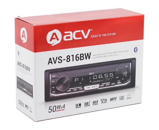 Магнитола ACV 1DIN AVS-816BW – изображение 6
