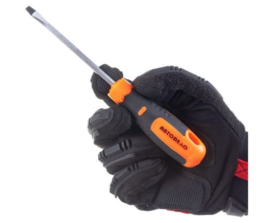 Шлицевая отвертка 5х100мм 6гр стержень АвтоDело 39471 11706 – изображение 6