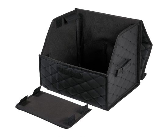 Органайзер-саквояж в багажник Airline стеганный ромб, черный ADSO002 – изображение 6