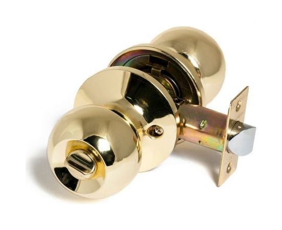 Ручка-защелка Фабрика замков 6072 PB BK СТ-00000137 