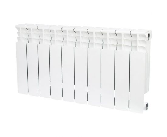 Биметаллический радиатор STOUT Space 350 4 секции боковое подключение SRB-0310-035004 