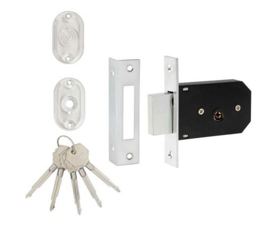 Врезной замок под крестовой ключ VETTORE 900 AF CP, 5 ключей, хром 20320 