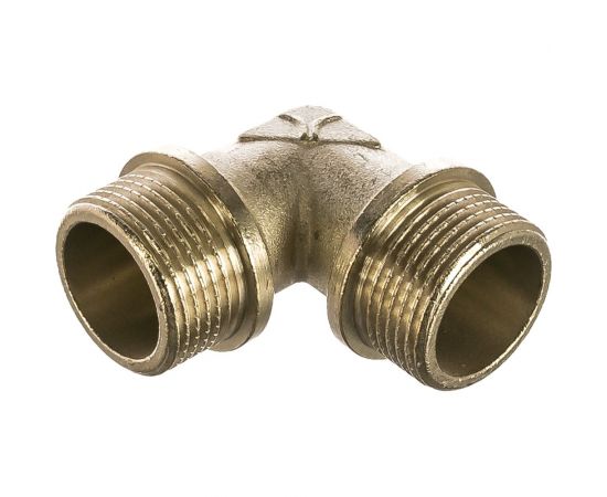 Латунный угольник PRO AQUA НР резьбовой 3/4 x 3/4 02-M20-M20x 