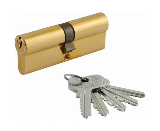 Цилиндровый механизм НОРА-М STD AL Л-90 45-45 золото 15325 