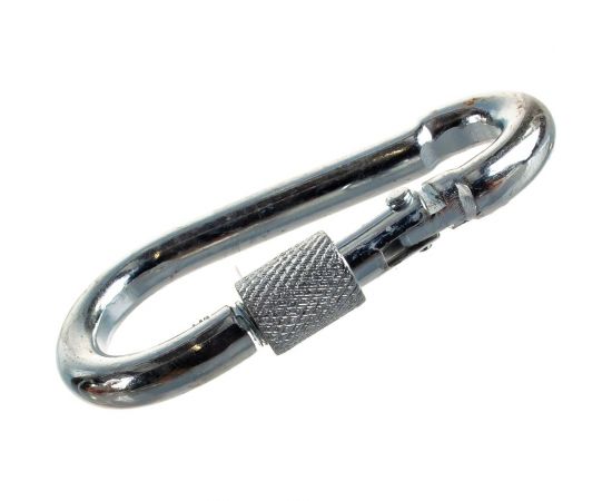 Карабин с фиксатором Саморезик 7х70 DIN 5299 D, 5 шт. DIN5299D-7х70-5 