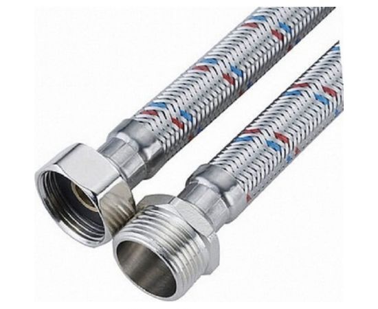 Гибкая подводка для воды OUTE 1/2"", гайка-штуцер, 100 см TP56-100 