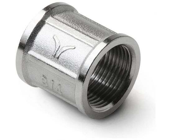 Латунная муфта PRO AQUA PA ВР резьбовая 1/2 x 1/2 01-F15-F15x 