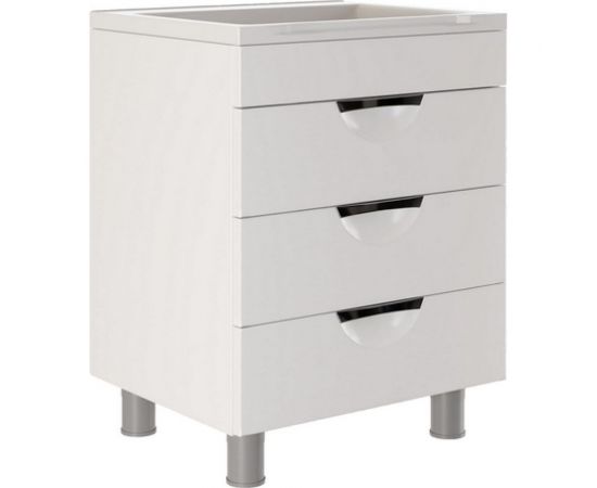 Тумба для ванной комнаты mixline ЭТЬЕН-58 под умывальник Andrea 58 ПВХ-фасад, корпус 541132 