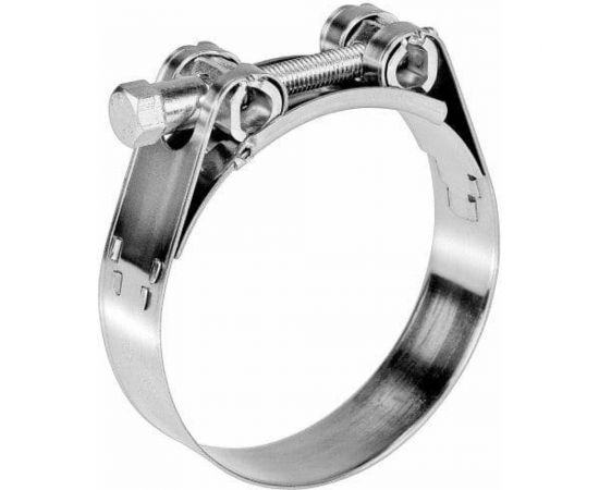 Силовой хомут NORMA GBS 33/18 W2, d 31-34 мм, с шарнирным болтом, нержавеющая сталь, уп. 100 шт. GBS 31-34/18 W2 