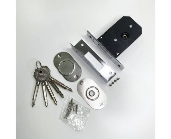 Врезной замок под крестовой ключ VETTORE 900 AF CP, 5 ключей, хром 20320 – изображение 2