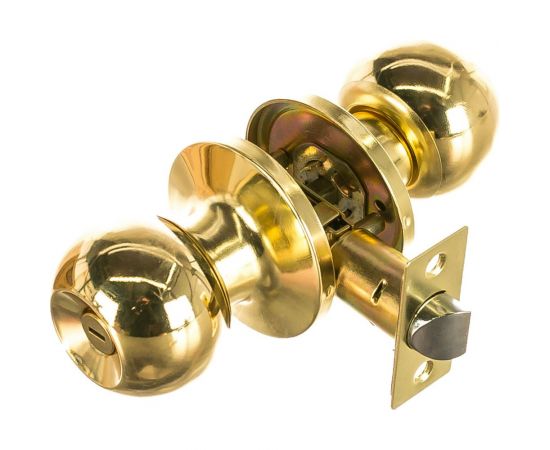 Ручка-защелка Фабрика замков 6072 PB BK СТ-00000137 – изображение 2