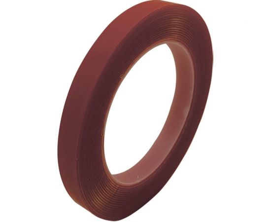 Универсальная двусторонняя монтажная лента DeltaRoll красная, 10 мм x 5 м DST100105 – изображение 2