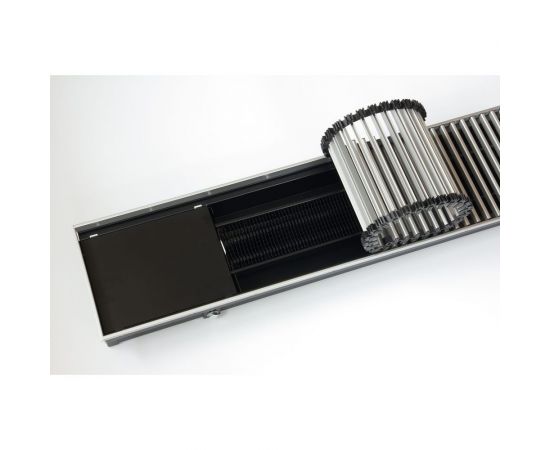 Внутрипольный водяной конвектор KVZ с решеткой KVZ-180-70-1200-UA/RRA-180-1200-A – изображение 2