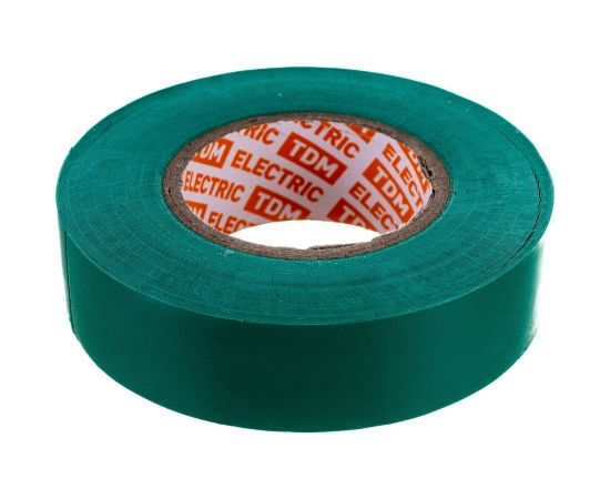 Изолента ПВХ TDM 0,15х19 мм зеленая, 20 м SQ0526-0004 – изображение 2