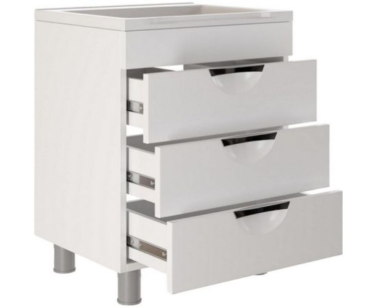 Тумба для ванной комнаты mixline ЭТЬЕН-58 под умывальник Andrea 58 ПВХ-фасад, корпус 541132 – изображение 2