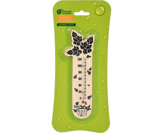 Термометр для бани и сауны Банные штучки Банный веник, 17.5х4х1 см 18050 – изображение 3
