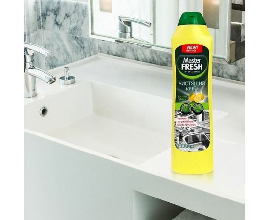 Чистящее средство для кухни и ванной MASTER FRESH 500 мл, лимон 218406 – изображение 3