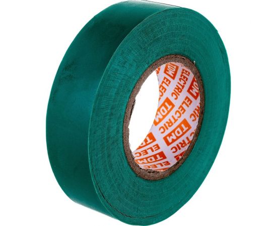 Изолента ПВХ TDM 0,15х19 мм зеленая, 20 м SQ0526-0004 – изображение 3