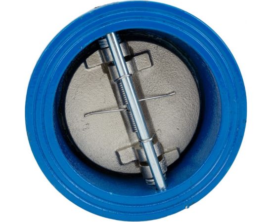 Обратный клапан DN.ru чугунный Ду100 Ру16 двухстворчатый межфланцевый D100-01481 – изображение 3