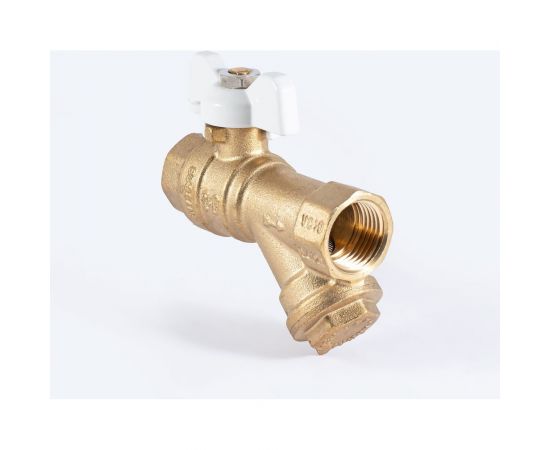 Шаровой кран PROFACTOR с фильтром PF STANDARD ручка бабочка, в/в 1/2 дюйма PF BYS 330W – изображение 3