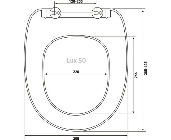 Сиденье дюропласт BERGES Lux SO крепление микролифт, быстросъемное 010603 – изображение 4