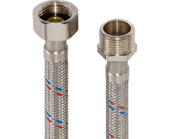 Гибкая подводка для воды OUTE 1/2"", гайка-штуцер, 100 см TP56-100 – изображение 4