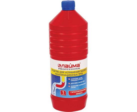 Средство для прочистки канализационных труб ЛАЙМА ТРУБОЧИСТ PROFESSIONAL 605377 – изображение 4